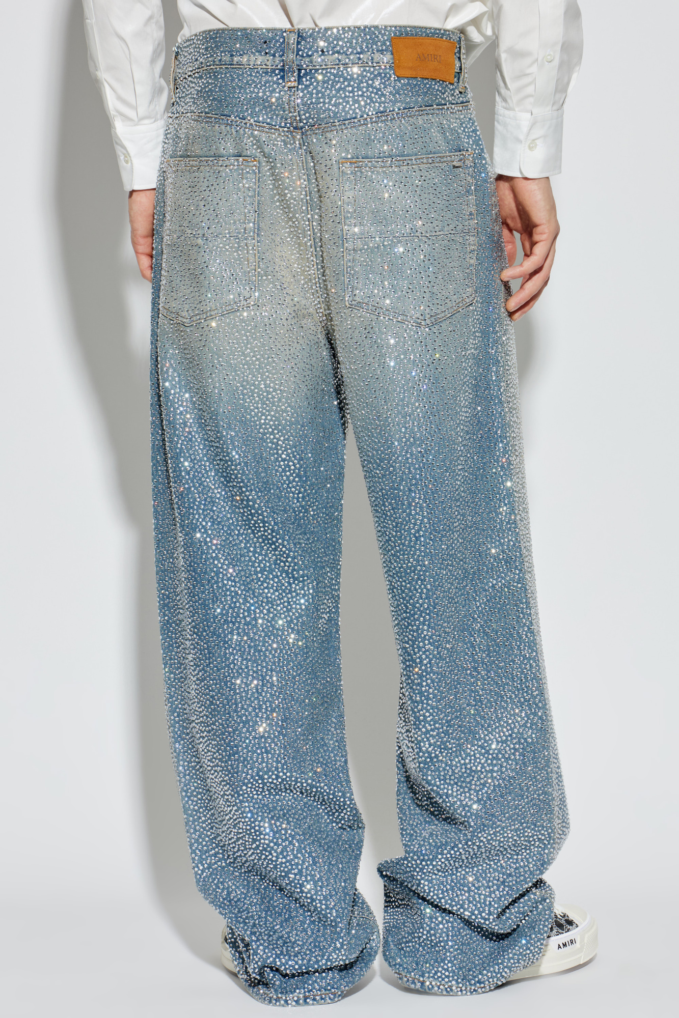 Amiri Jeans with shimmering crystals | Men's | Vitkac
